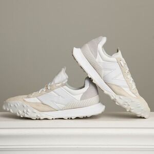 New Balance XC-72 Sneakers M Sz 11 Off White Suede Leather Funky Athleisure Grip